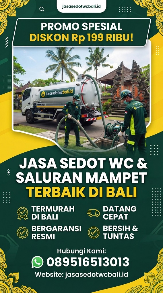 harga sedot wc bali