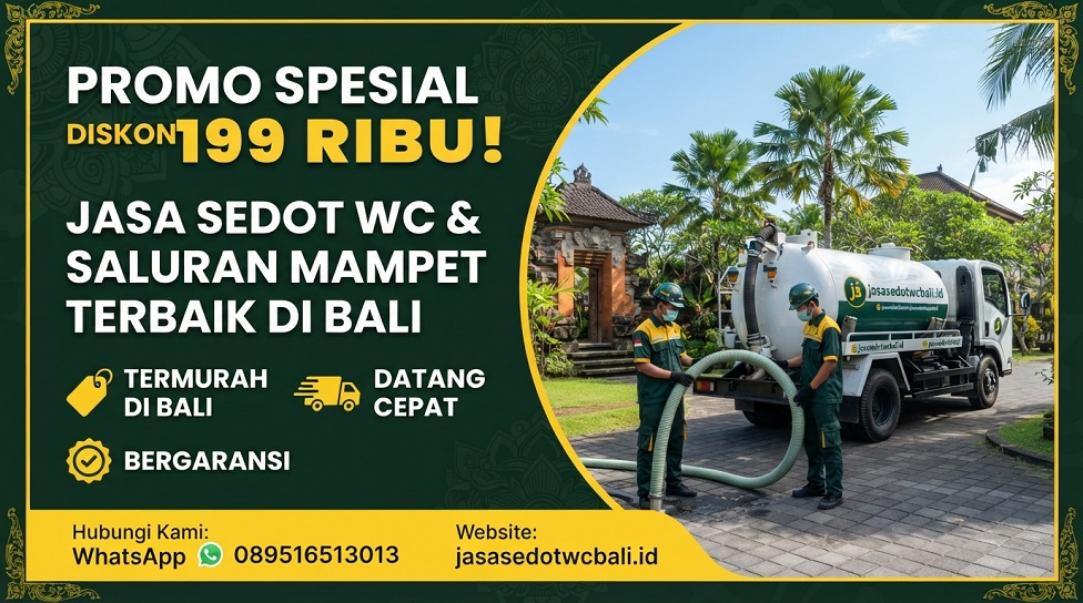 jasa sedot wc bali murah