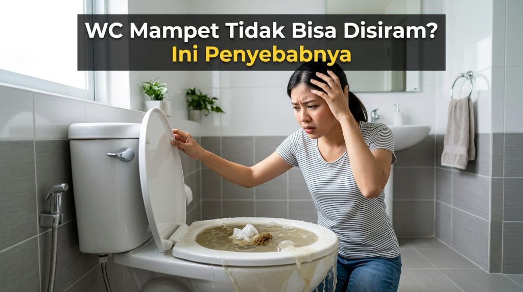 WC Mampet Tidak Bisa Disiram? Ini Penyebabnya